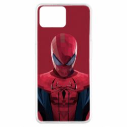Чехол для Oppo A73 Spiderman low poly - PrintSalon
