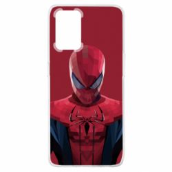 Чехол для Oppo A74 4G Spiderman low poly - PrintSalon