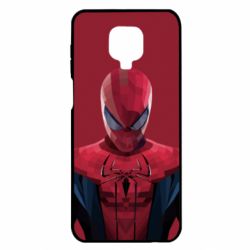 Чехол для Xiaomi Redmi Note 9S/9Pro/9Pro Max Spiderman low poly - PrintSalon