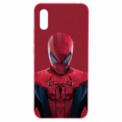Чехол для Xiaomi Redmi 9a Spiderman low poly - PrintSalon