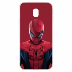 Чехол для Samsung J3 2017 Spiderman low poly - PrintSalon
