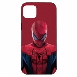 Чехол для iPhone 14 Plus Spiderman low poly - PrintSalon