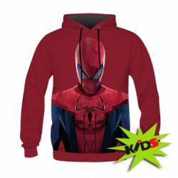 Дитяче 3D худі Spiderman low poly