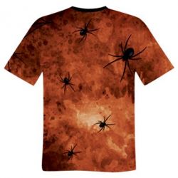 Мужская футболка 3D Spiders-PrintSalon Мужская футболка 3D Spiders