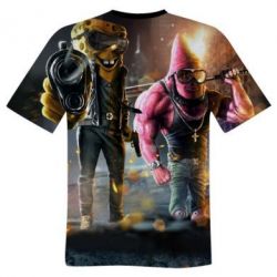 Чоловіча футболка 3D Spongebob Squarepants - PrintSalon