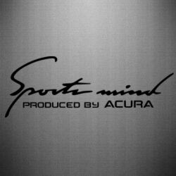 Наклейка Sport mini produced by acura - PrintSalon