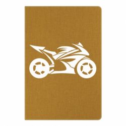 Блокнот с принто Спортивный байк - PrintSalon
