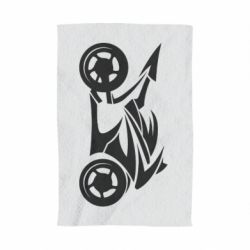 Полотенце с принтом Спортивный байк - PrintSalon