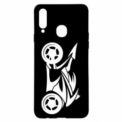 Чехол для Samsung A20s Спортивный байк - PrintSalon