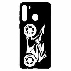 Чехол для Samsung A21 Спортивный байк - PrintSalon