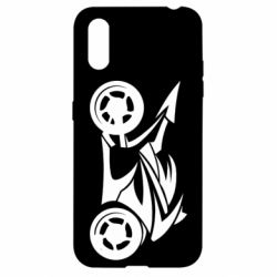 Чехол для Samsung A01/M01 Спортивный байк