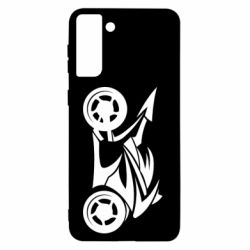 Чехол для Samsung S21+ Спортивный байк - PrintSalon