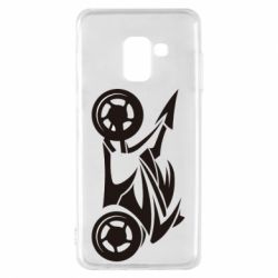 Чехол для Samsung A8 2018 Спортивный байк - PrintSalon