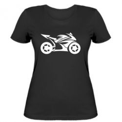 Женская футболка Спортивный байк - PrintSalon
