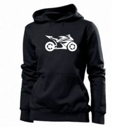 Женское худи Спортивный байк - PrintSalon