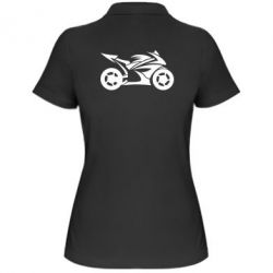 Женское поло Спортивный байк - PrintSalon