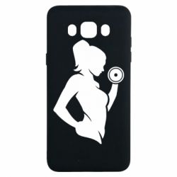 Чехол для Samsung J7 2016 Sports Girl - PrintSalon
