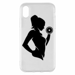 Чехол для iPhone X/Xs Sports Girl - PrintSalon