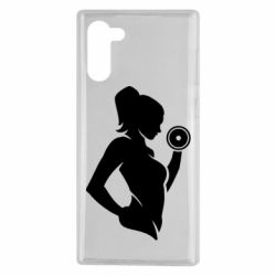 Чехол для Samsung Note 10 Sports Girl - PrintSalon