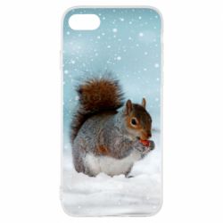 Чехол для iPhone 7 Squirrel with nut - PrintSalon