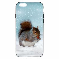 Чехол для iPhone 6/6S Squirrel with nut - PrintSalon
