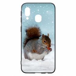 Чехол для Samsung A40 Squirrel with nut - PrintSalon