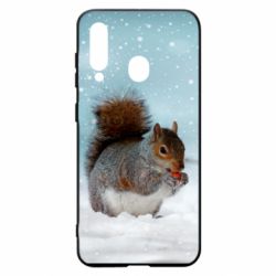 Чехол для Samsung A60 Squirrel with nut - PrintSalon