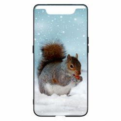 Чехол для Samsung A80 Squirrel with nut - PrintSalon