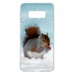 Чехол для Samsung S10e Squirrel with nut - PrintSalon
