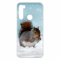 Чехол для Xiaomi Redmi Note 8 Squirrel with nut - PrintSalon