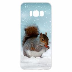 Чехол для Samsung S8 Squirrel with nut - PrintSalon