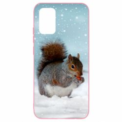 Чехол для Samsung A02s/M02s Squirrel with nut - PrintSalon