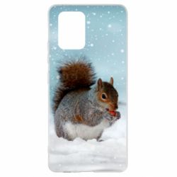 Чехол для Samsung S10 Lite Squirrel with nut - PrintSalon