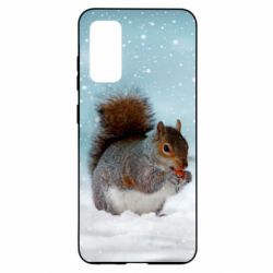 Чехол для Samsung S20 Squirrel with nut - PrintSalon