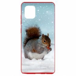 Чехол для Samsung Note 10 Lite Squirrel with nut - PrintSalon