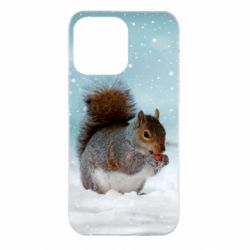 Чехол для iPhone 14 Pro Max Squirrel with nut - PrintSalon