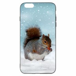 Чехол для iPhone 6 Plus/6S Plus Squirrel with nut - PrintSalon