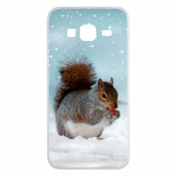 Чехол для Samsung J3 2016 Squirrel with nut - PrintSalon