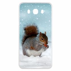 Чехол для Samsung J7 2016 Squirrel with nut - PrintSalon