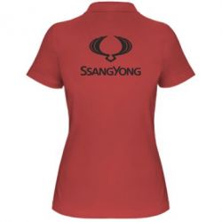 Жіноче поло SsangYong Logo - PrintSalon