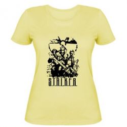 Женская футболка Stalker Logo-PrintSalon Женская футболка Stalker Logo
