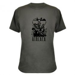 Камуфляжная футболка Stalker Logo - PrintSalon