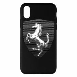 Чехол для iPhone X/Xs Stallion metal - PrintSalon