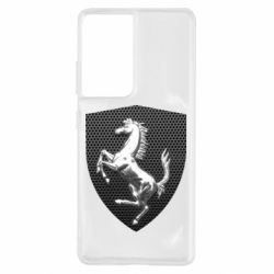 Чехол для Samsung S21 Ultra Stallion metal - PrintSalon