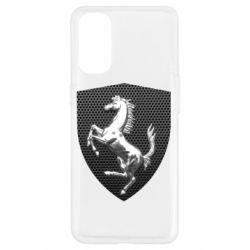 Чехол для Oppo Reno 4 Stallion metal - PrintSalon