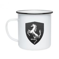Кружка эмалированная Stallion metal - PrintSalon