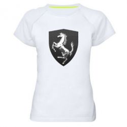 Женская футболка для спорта Stallion metal - PrintSalon