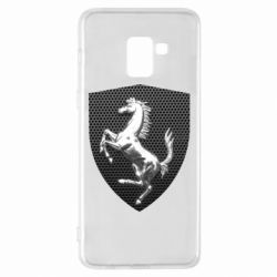 Чехол для Samsung A8+ 2018 Stallion metal - PrintSalon