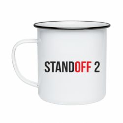 Кружка эмалированная Standoff 2 logo