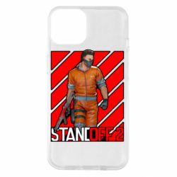 Чехол для iPhone 14 Standoff 2 Red Logo - PrintSalon